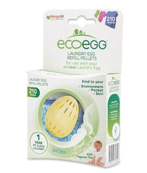 Ecoegg Laundry Egg Refill Pellets 210 Washes -Fragrance Free - Spicebox ...