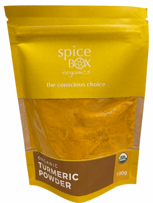 SpiceBox Organics Organic Turmeric Powder 100g - Spicebox Organics