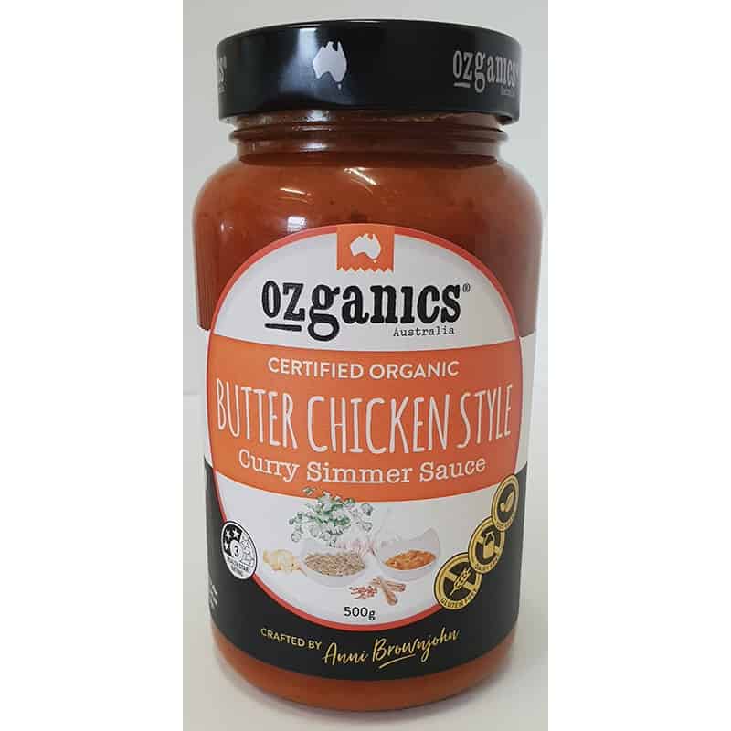 Ozganics Organic Butter Chicken Sauce 500g - Spicebox Organics