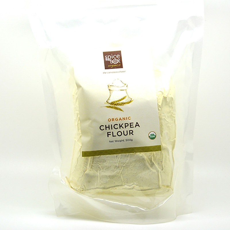 SpiceBox Organics Organic Chickpea Flour 500g - Spicebox Organics