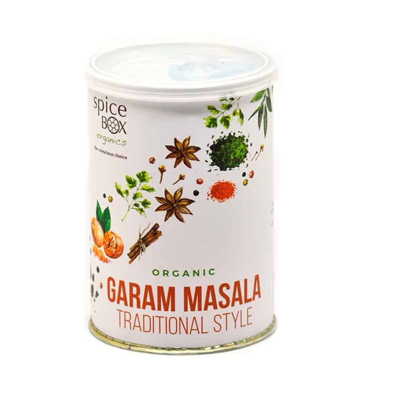 SpiceBox Organics Organic Garam Masala - Traditional Style 100g ...