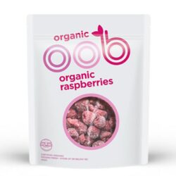 OOB Frozen Organic Raspberries 450g