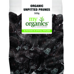My Organic Moistened Prunes 250g