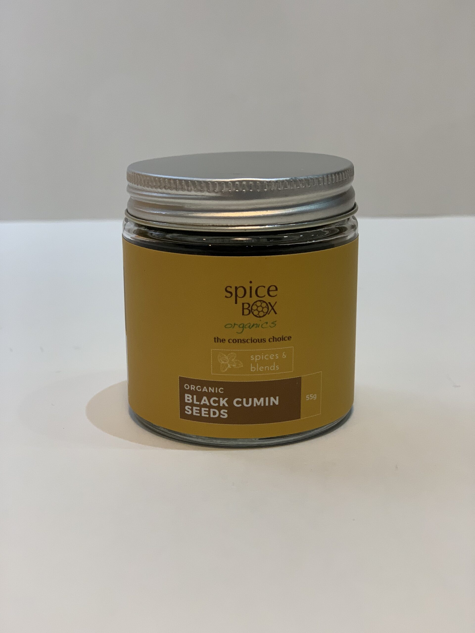 Organic Black Cumin Seeds (jar) 55g - Spicebox Organics