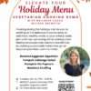 Elevate Your Holiday Menu: Vegetarian Cooking Demo with Health Coach Melissa Brewster