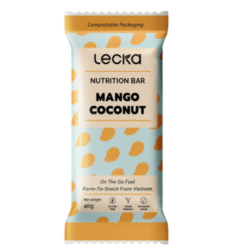 LECKA-VEGAN ENERGY BAR-MANGO COCONUT 40G