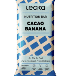LECKA-VEGAN ENERGY BAR-CACAO BANANA 40G