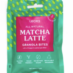 LECKA-NATURAL VEGAN GRANOLA BITES MATCHA LATTE 40G
