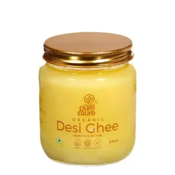 Pure & Sure Organic Desi Ghee 500ml (case of 6)