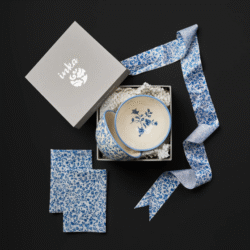 HH Inka Tiana Curved Bowl Set (Set of 2) With 2 Napkins HH Inka Tiana Curved Bowl Set (Set of 2) With 2 Napkins