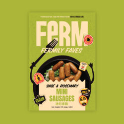 FERM Mini Sausages 225g (V, GF)