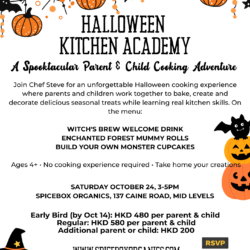 Halloween Kitchen Academy: A Spooktacular Parent & Child Cooking Adventure